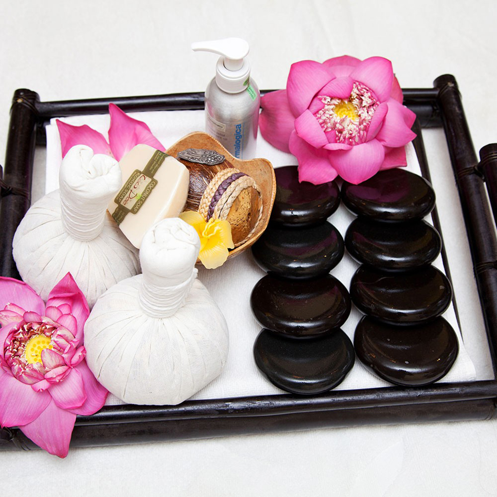 đá bazan dùng trong liệu trình massage đá nóng